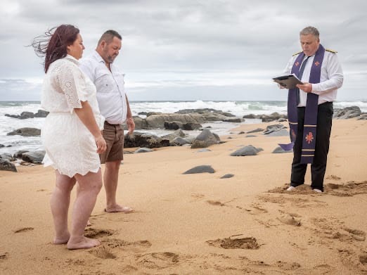 Wedding ceremony by Dr. Gerrit Rademeyer in Hanover