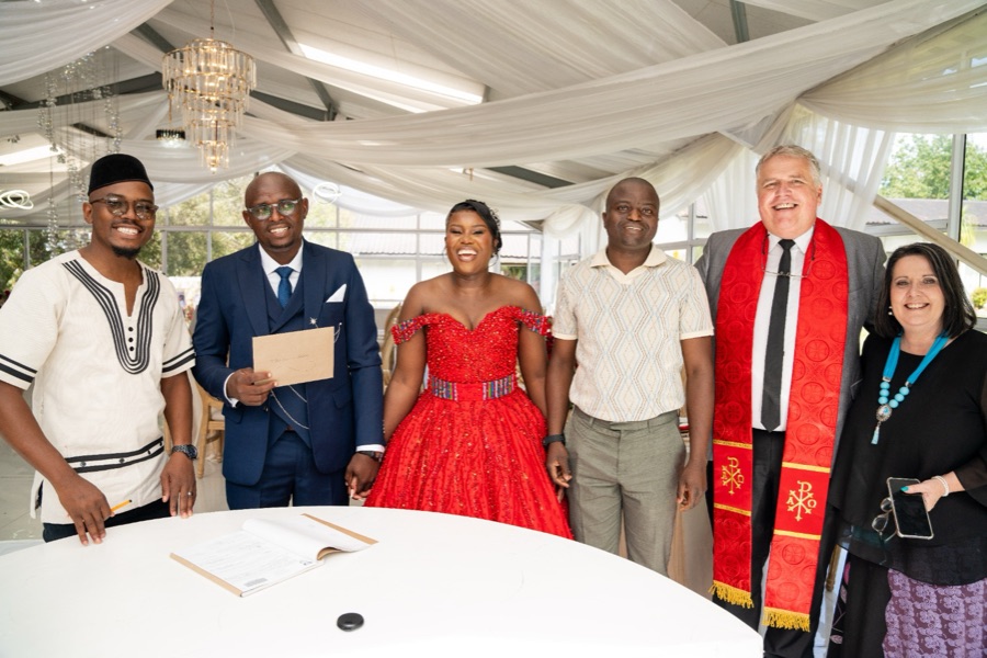 Wedding ceremony by Dr. Gerrit Rademeyer in Hanover