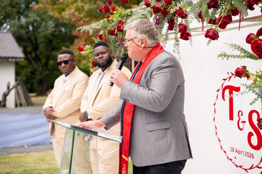 Wedding ceremony by Dr. Gerrit Rademeyer in Hanover