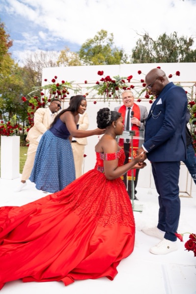 Wedding ceremony by Dr. Gerrit Rademeyer in Hanover