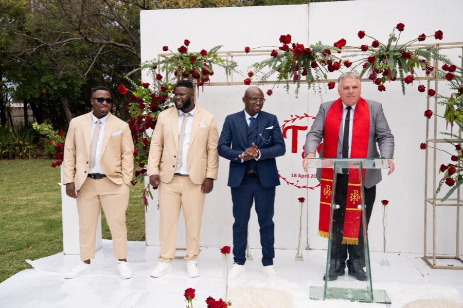 Wedding ceremony by Dr. Gerrit Rademeyer in Hanover